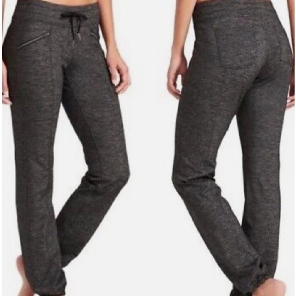 ATHLETA Quest Metro Slouch Jogger grey Medium TALL 34” inseam!